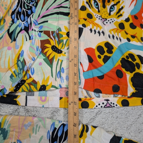 Marcus Navarro Anthropologie Pajamas Womens S Jungle Safari Tropical Sleep Set - Picture 7 of 11